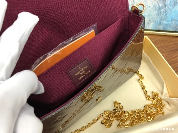 Official oldcobbler FÉLICIE VUITTON LOUIS POCHETTE 0708